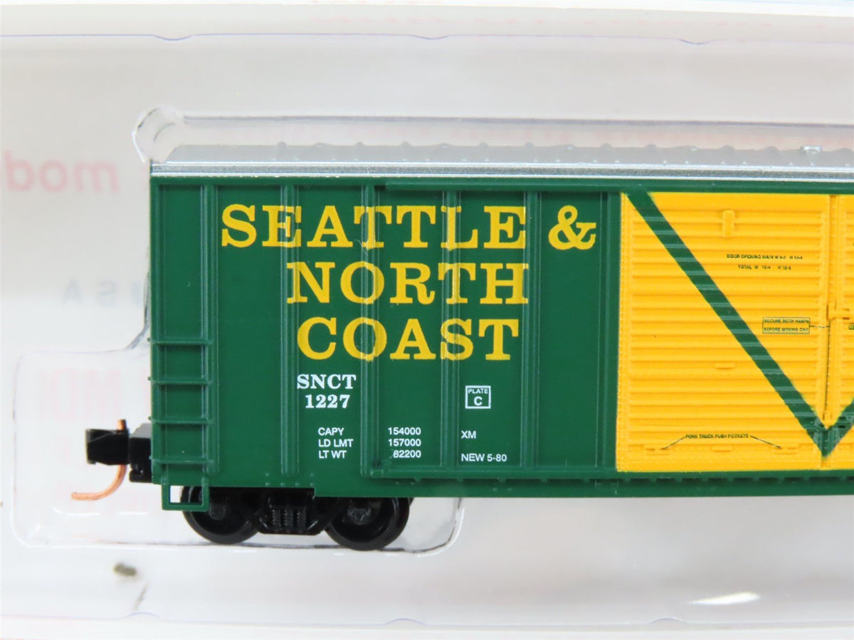N Scale Roundhouse 82804 SNCT Seattle &amp; North Coast 50&#39; Boxcar #1221 UPGRADED