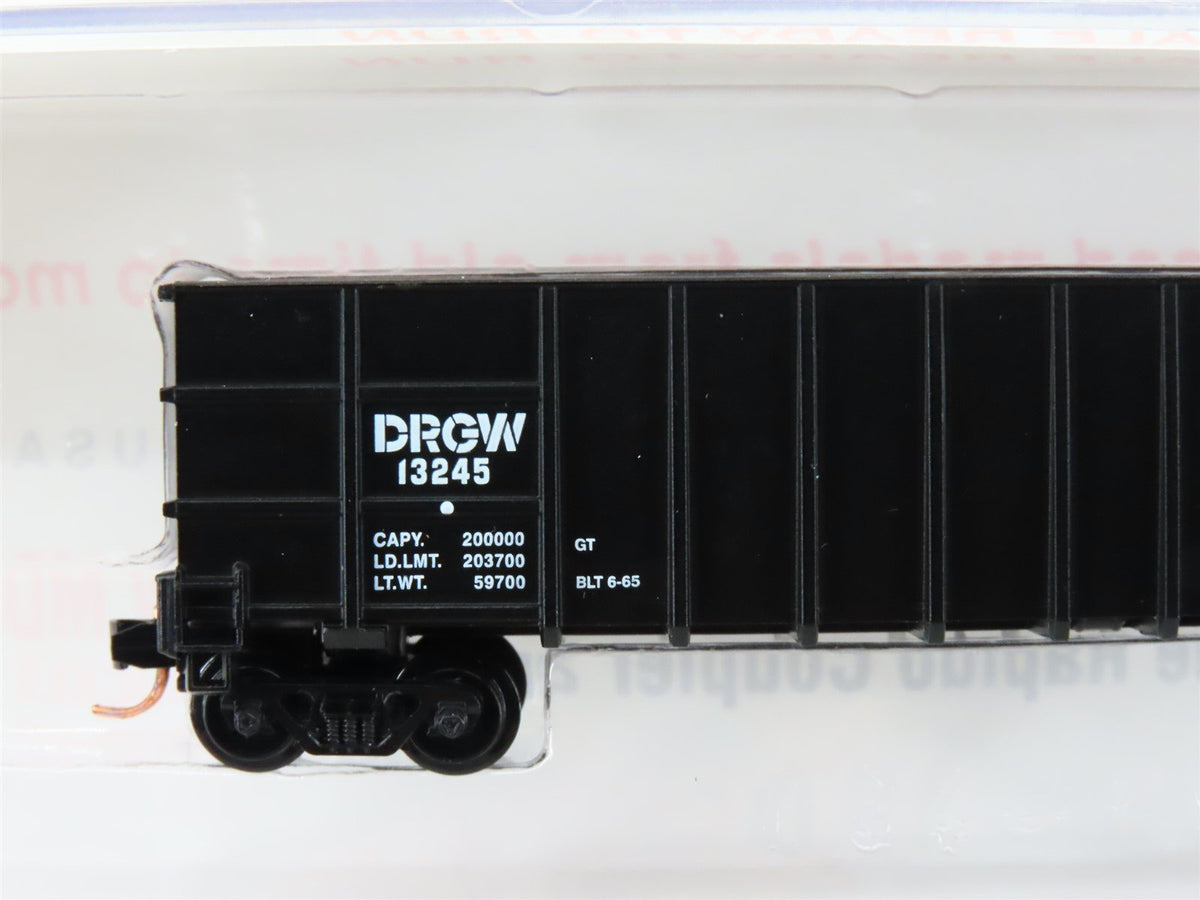 N Roundhouse 81002 DRGW Rio Grande 50&#39; Thrall Hi-Side Gondola #13245 UPGRADED
