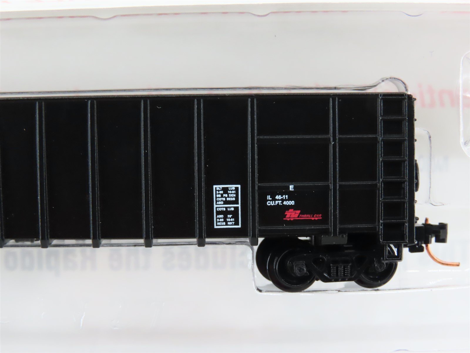 N Roundhouse 81002 DRGW Rio Grande 50' Thrall Hi-Side Gondola #13312 UPGRADED