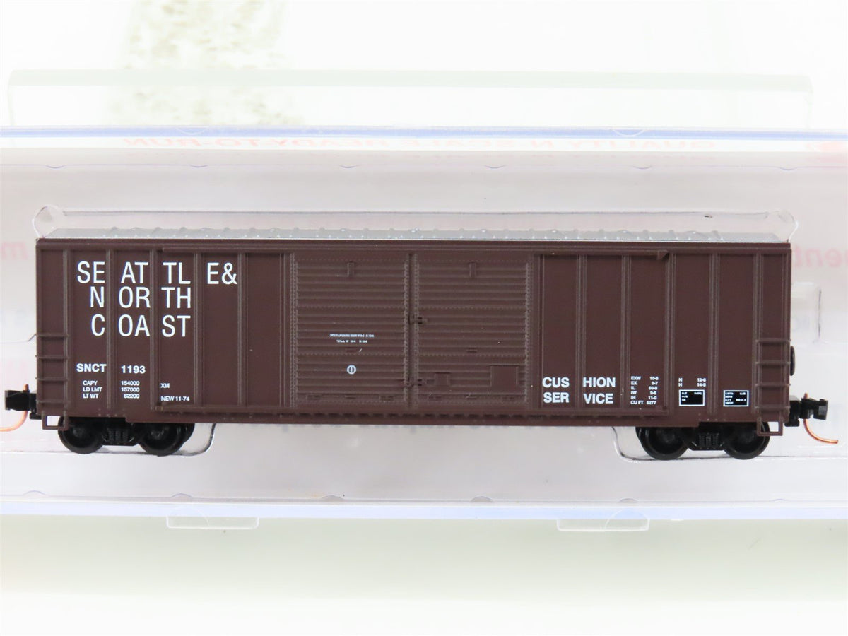 N Scale Roundhouse 82805 SNCT Seattle &amp; North Coast 50&#39; Boxcar #1193 UPGRADED