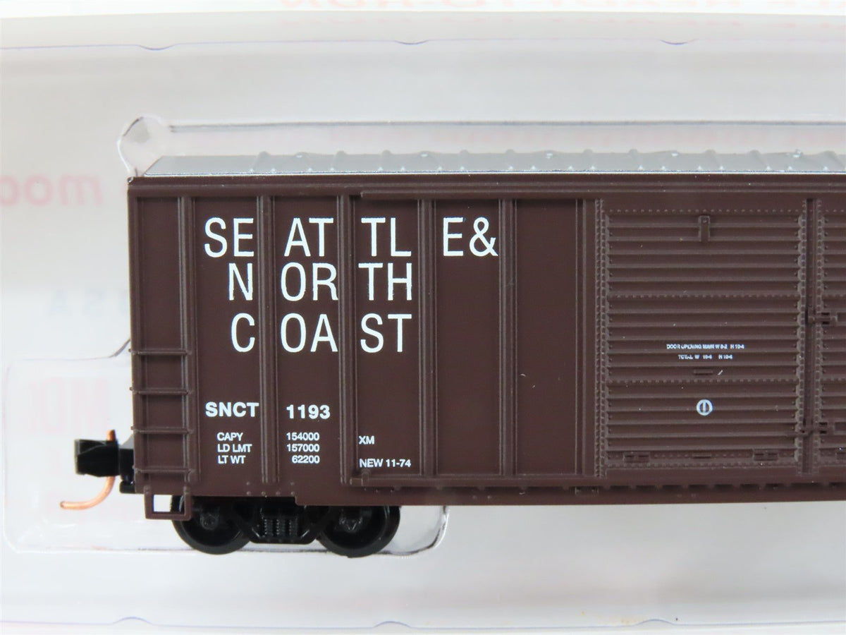 N Scale Roundhouse 82805 SNCT Seattle &amp; North Coast 50&#39; Boxcar #1193 UPGRADED