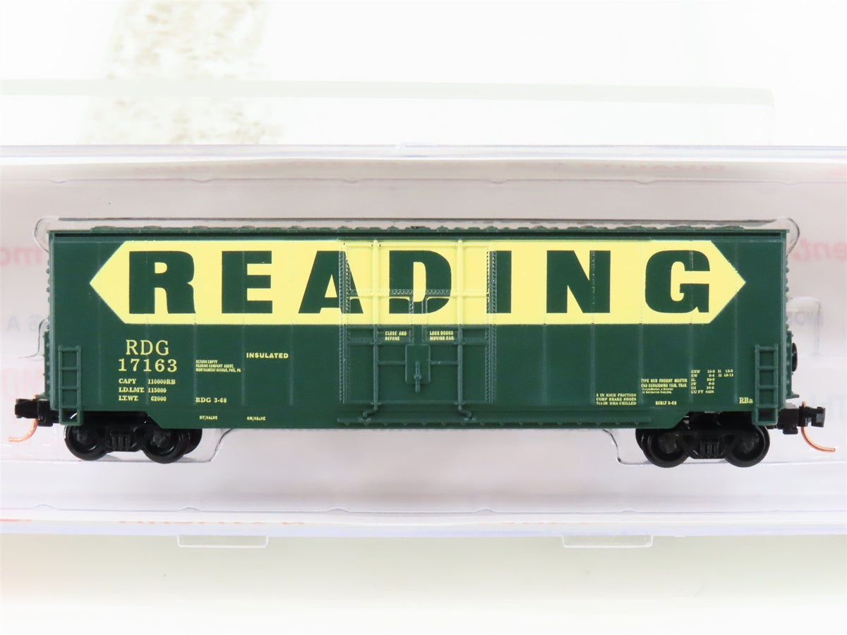 N Scale Roundhouse 82015 RDG Reading 50&#39; Hi-Cube Boxcar #17163 UPGRADED
