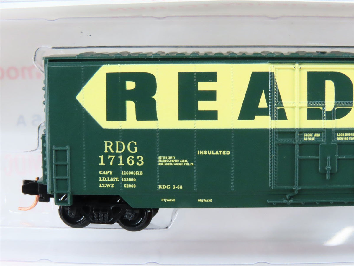 N Scale Roundhouse 82015 RDG Reading 50&#39; Hi-Cube Boxcar #17163 UPGRADED
