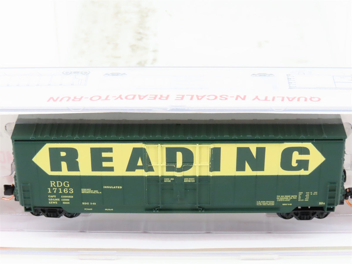 N Scale Roundhouse 82015 RDG Reading 50&#39; Hi-Cube Boxcar #17163 UPGRADED