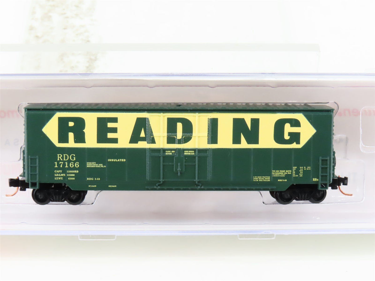 N Scale Roundhouse 82015 RDG Reading 50&#39; Hi-Cube Boxcar #17163 UPGRADED
