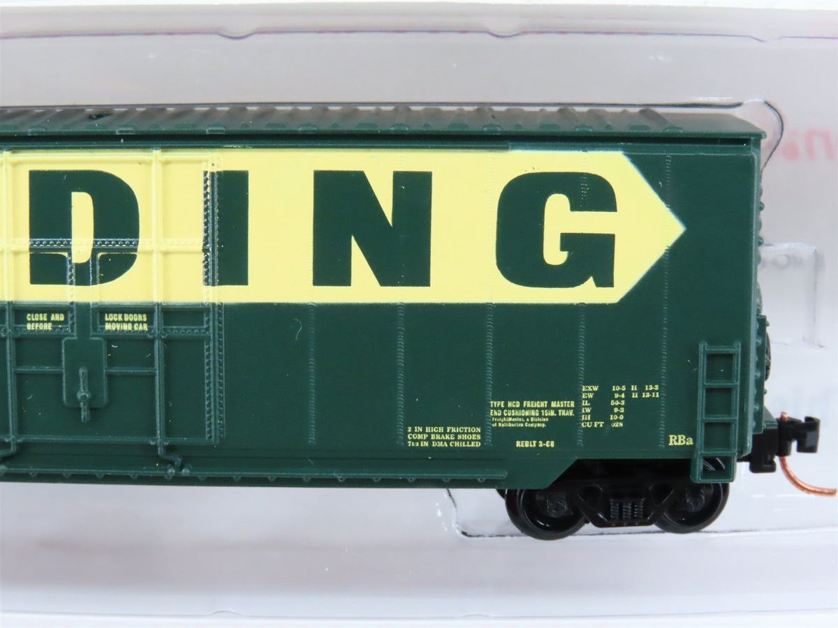 N Scale Roundhouse 82015 RDG Reading 50&#39; Hi-Cube Boxcar #17163 UPGRADED
