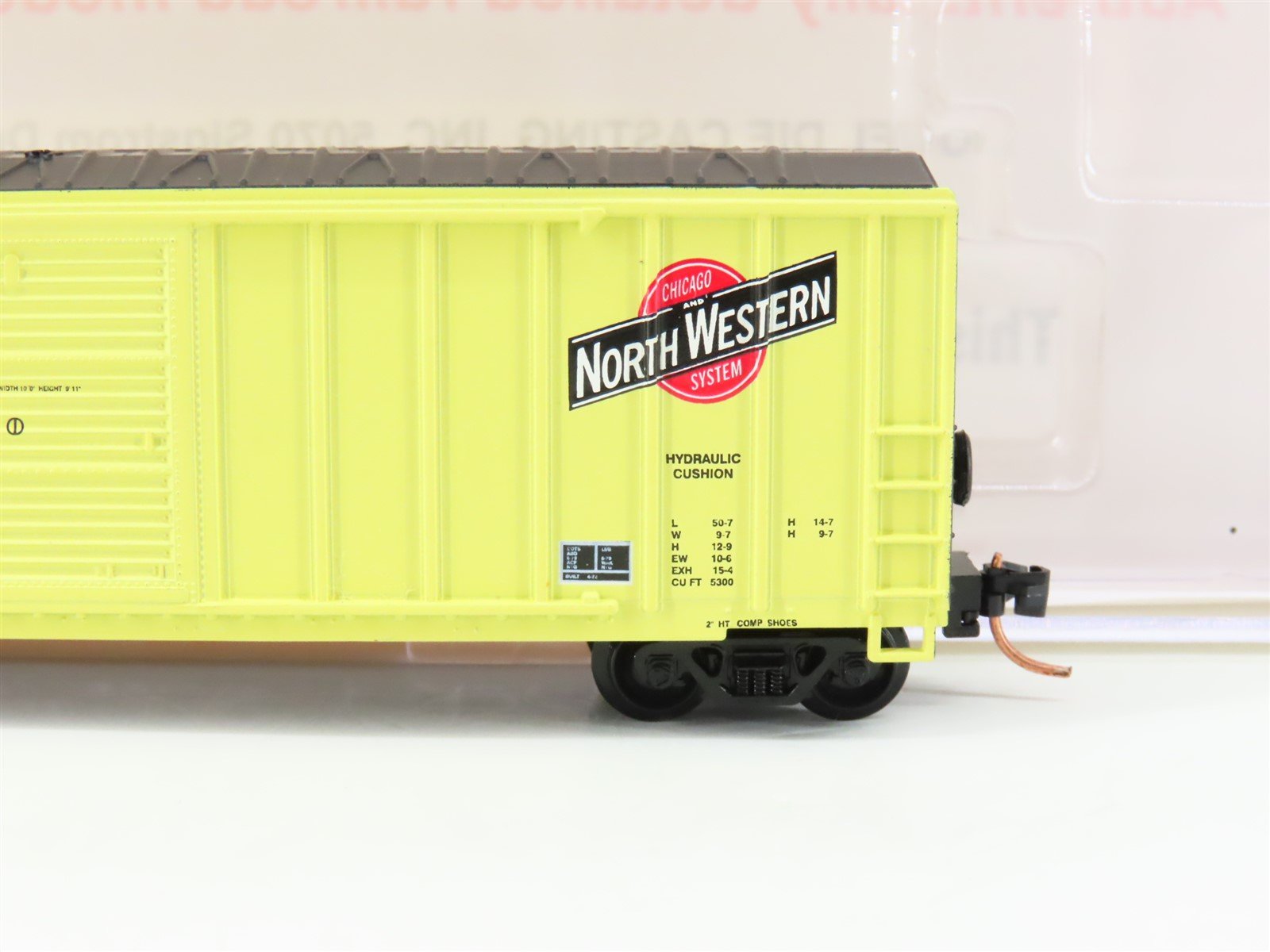 N Scale Roundhouse 82507 CNW Railway 50' FMC Single Door Boxcar #155234 UPGRADED