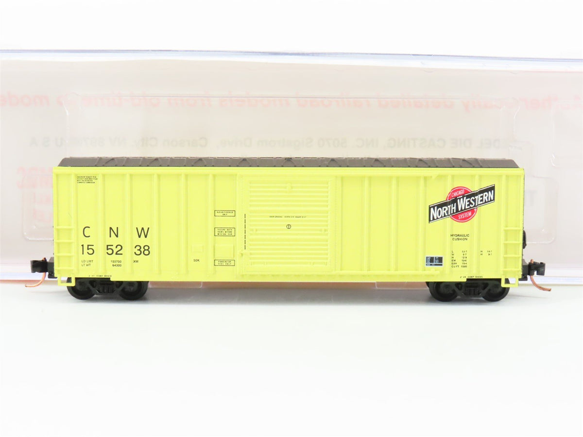 N Scale Roundhouse 82507 CNW Railway 50&#39; FMC Single Door Boxcar #155238 UPGRADED