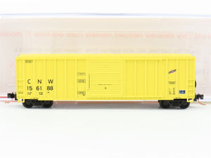 N Scale Roundhouse 82508 CNW Railway 50' FMC Single Door Boxcar #156188 UPGRADED