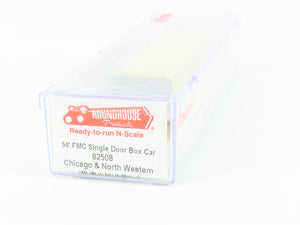 N Scale Roundhouse 82508 CNW Railway 50' FMC Single Door Boxcar #156188 UPGRADED