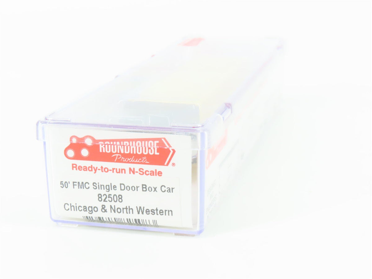 N Scale Roundhouse 82508 CNW Railway 50&#39; FMC Single Door Boxcar #156185 UPGRADED