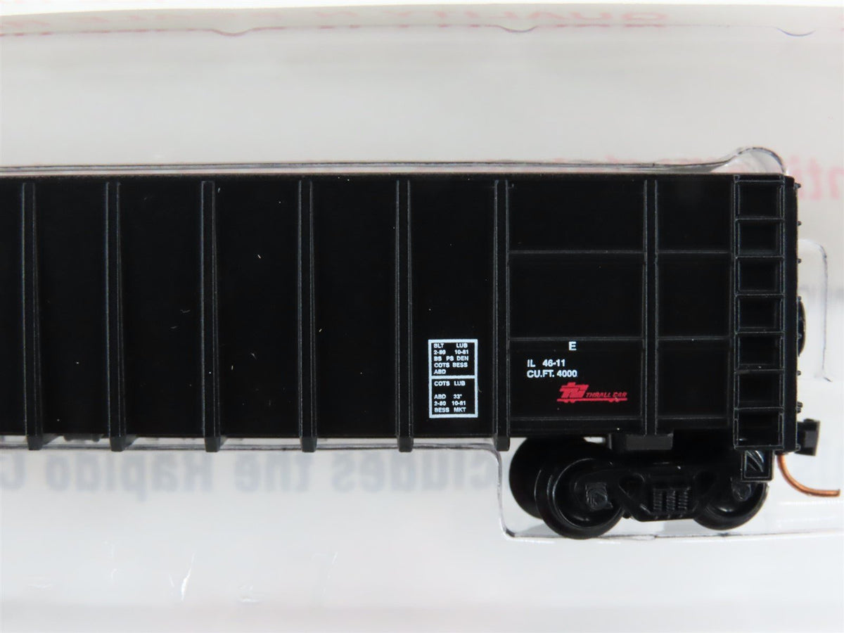 N Roundhouse 81002 DRGW Rio Grande 50&#39; Thrall Hi-Side Gondola #13187 UPGRADED