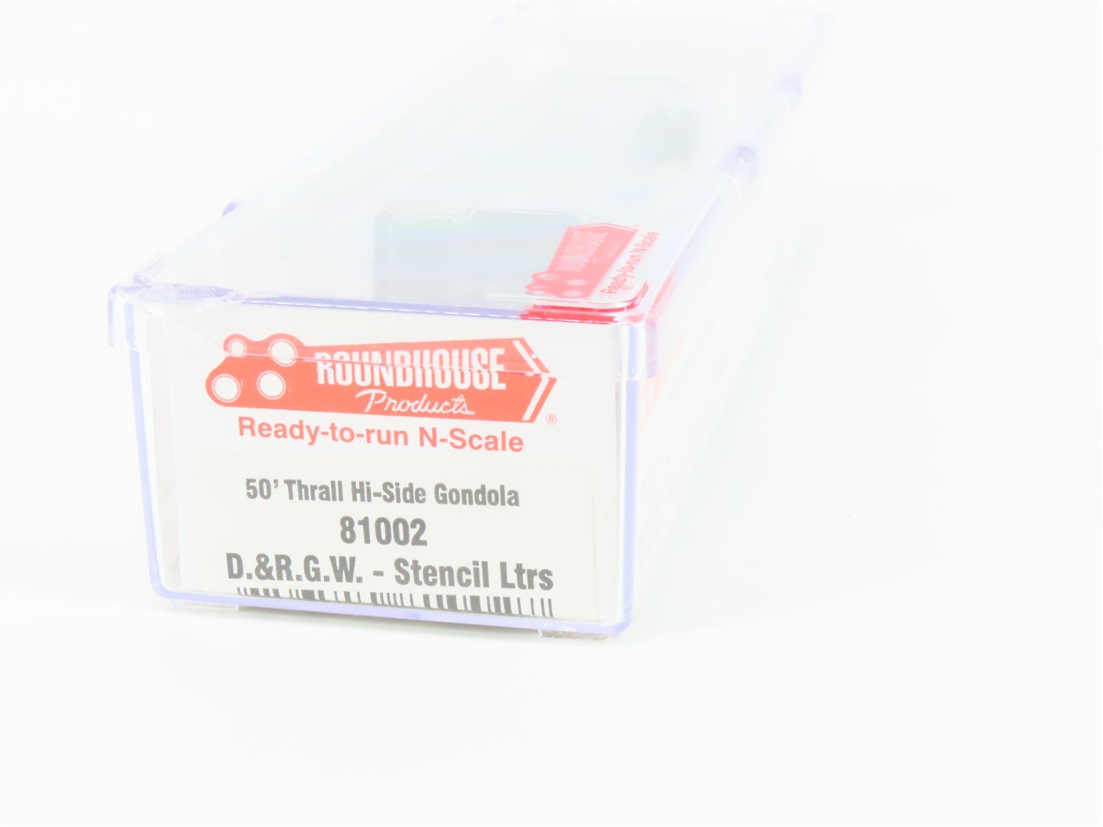 N Roundhouse 81002 DRGW Rio Grande 50' Thrall Hi-Side Gondola #13187 UPGRADED