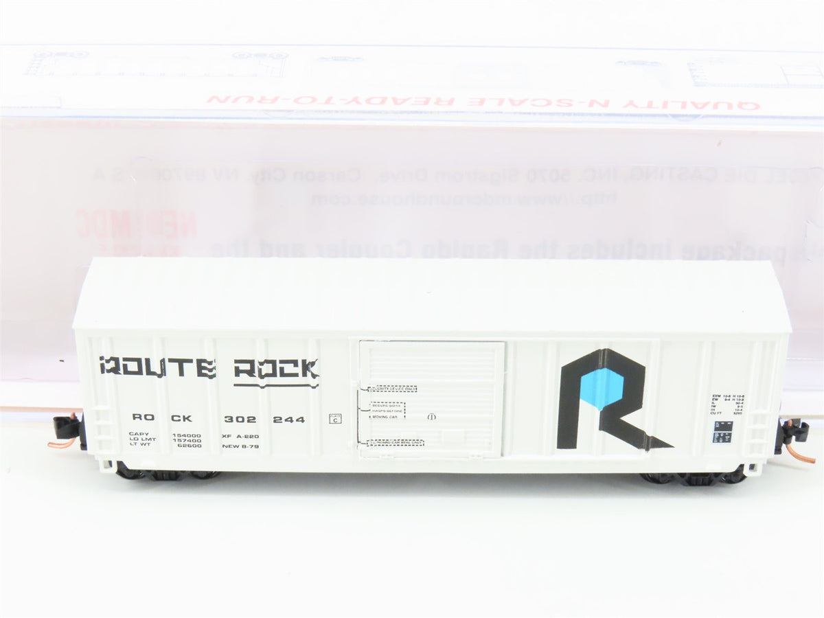 N Scale Roundhouse 81601 ROCK Rock Island 50&#39; PS Boxcar #302244 UPGRADED