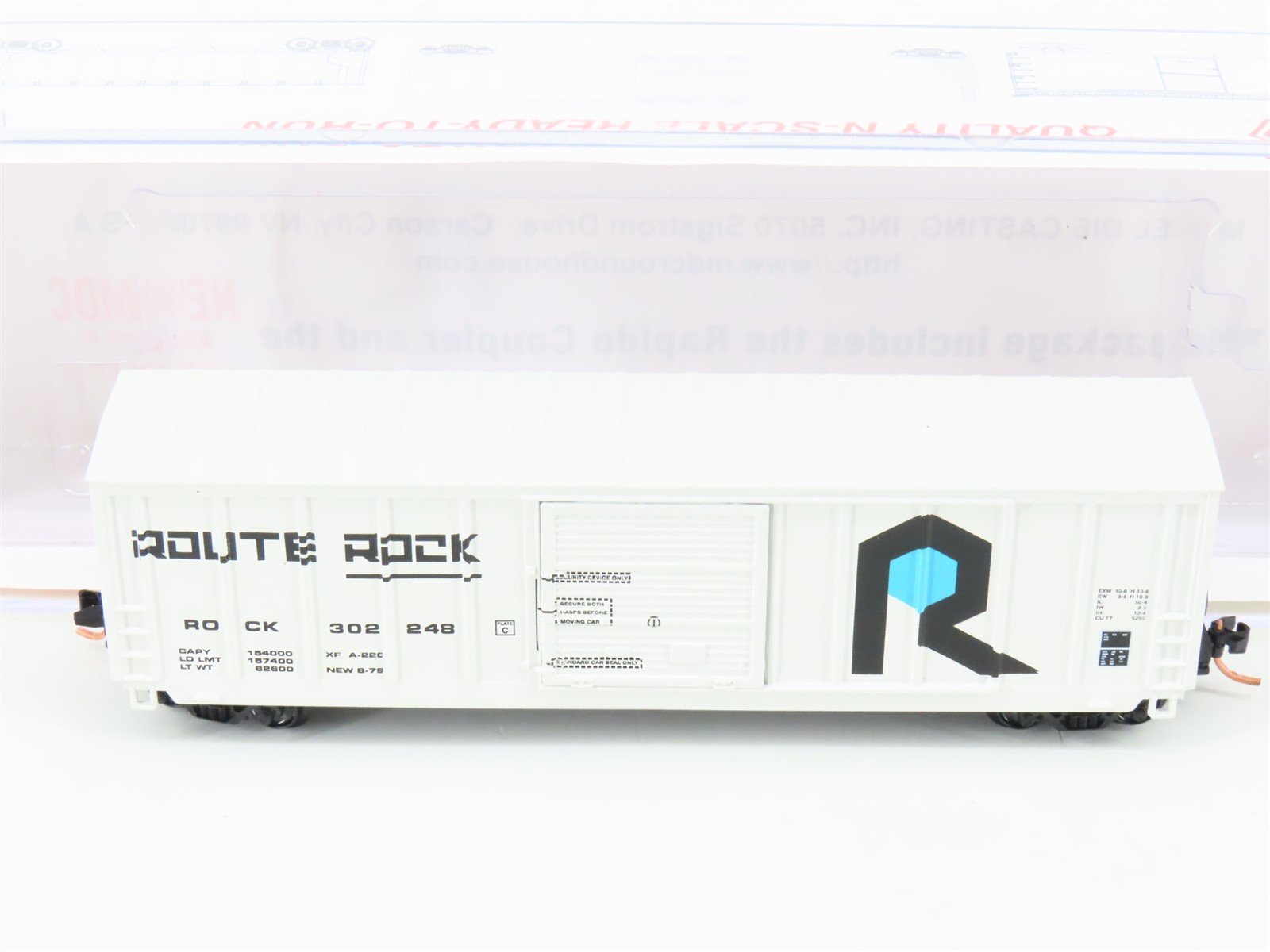 N Scale Roundhouse 81601 ROCK Rock Island 50' PS Boxcar #302248 UPGRADED