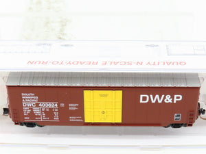 N Scale Roundhouse 82001 DWP Railway 50' Hi-Cube Boxcar #403624 UPGRADED