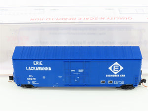 N Scale Roundhouse 82005 EL Erie Lackawanna 50' Hi-Cube Boxcar #69279 UPGRADED