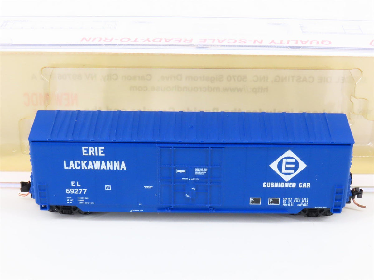 N Scale Roundhouse 82005 EL Erie Lackawanna 50&#39; Hi-Cube Boxcar #69277 UPGRADED