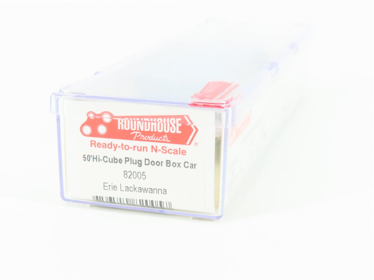 N Scale Roundhouse 82005 EL Erie Lackawanna 50&#39; Hi-Cube Boxcar #69277 UPGRADED
