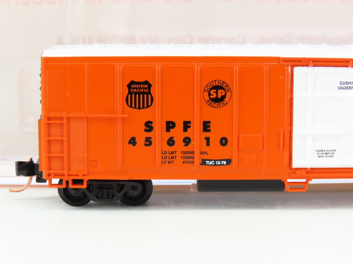 N Scale Roundhouse 84211 SPFE PFE Orange 57&#39; Mechanical Reefer #456910 UPGRADED