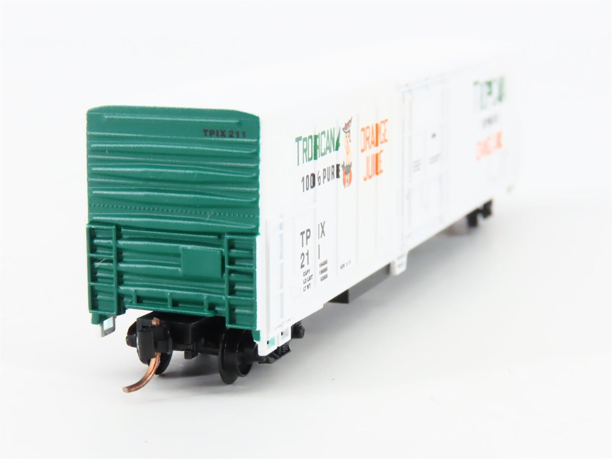 N Scale Roundhouse 84203 TPIX Tropicana 57&#39; Mechanical Reefer #211 UPGRADED