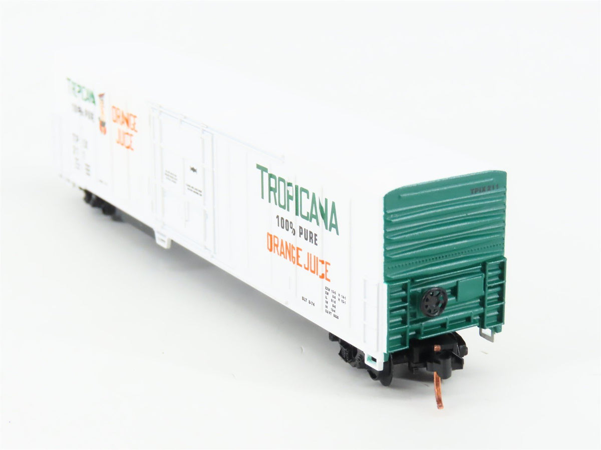 N Scale Roundhouse 84203 TPIX Tropicana 57&#39; Mechanical Reefer #211 UPGRADED