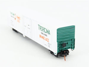 N Scale Roundhouse 84203 TPIX Tropicana 57' Mechanical Reefer #211 UPGRADED