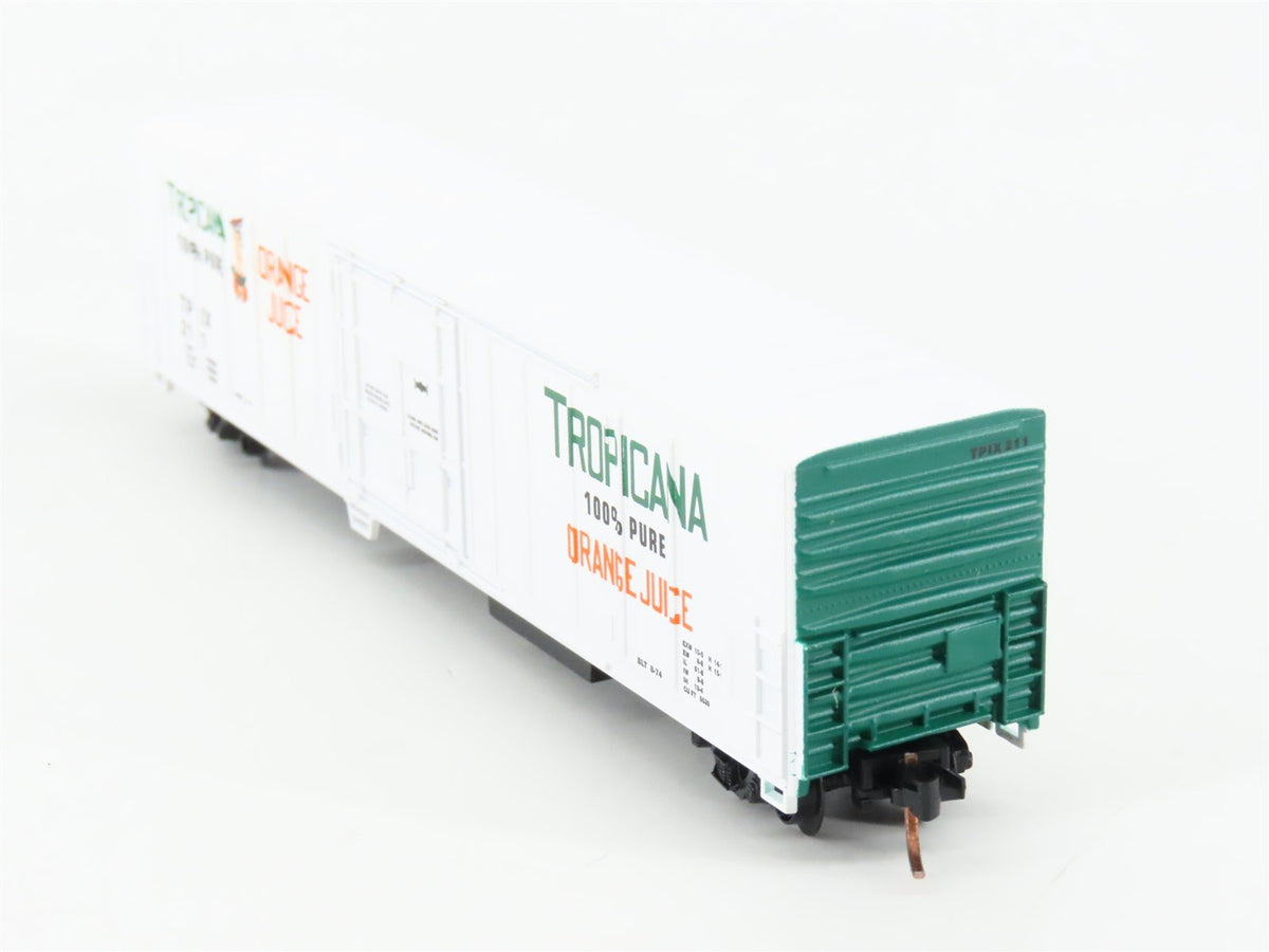 N Scale Roundhouse 84203 TPIX Tropicana 57&#39; Mechanical Reefer #211 UPGRADED