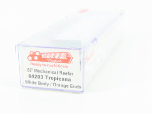 N Scale Roundhouse 84203 TPIX Tropicana 57' Mechanical Reefer #211 UPGRADED