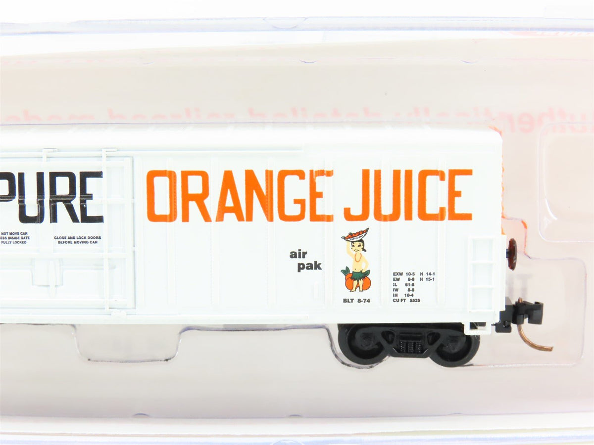 N Scale Roundhouse 84201 TPIX Tropicana 57&#39; Mechanical Reefer #201 UPGRADED