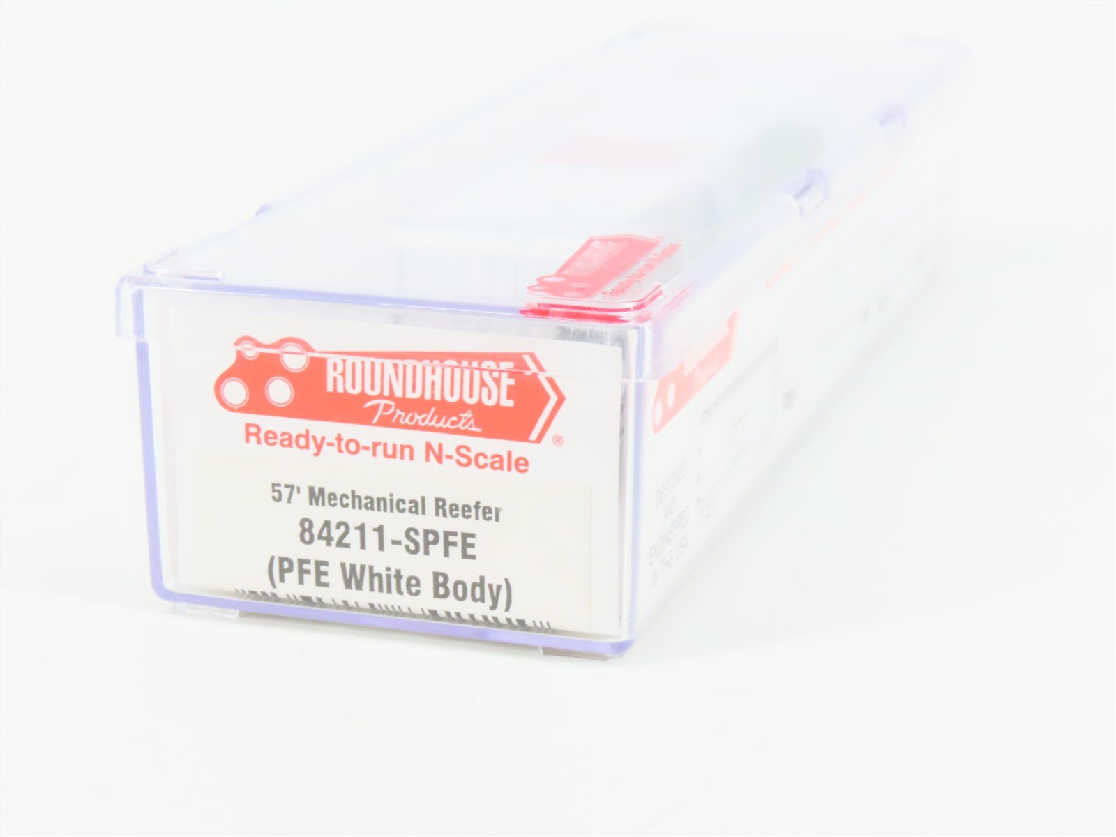 N Scale Roundhouse 84211 SPFE PFE Orange 57' Mechanical Reefer #457079 UPGRADED