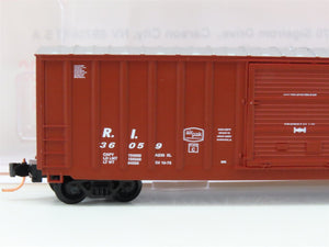 N Scale Roundhouse 83100 RI Rock Island 50' BFF Boxcar #36059 UPGRADED