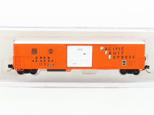 N Scale Roundhouse 84211 SPFE PFE Orange 57' Mechanical Reefer #456910 UPGRADED