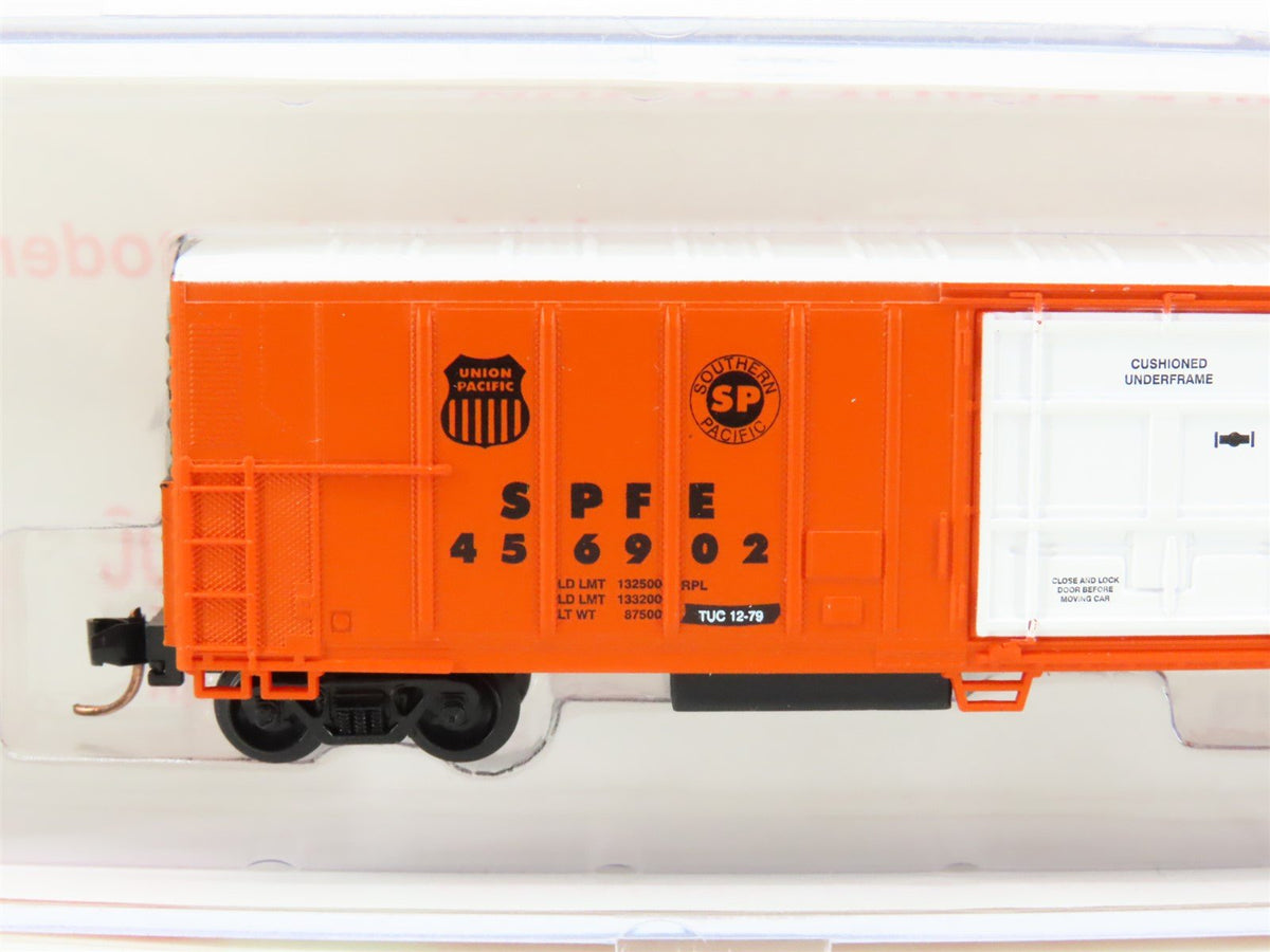 N Scale Roundhouse 84211 SPFE PFE Orange 57&#39; Mechanical Reefer #456910 UPGRADED