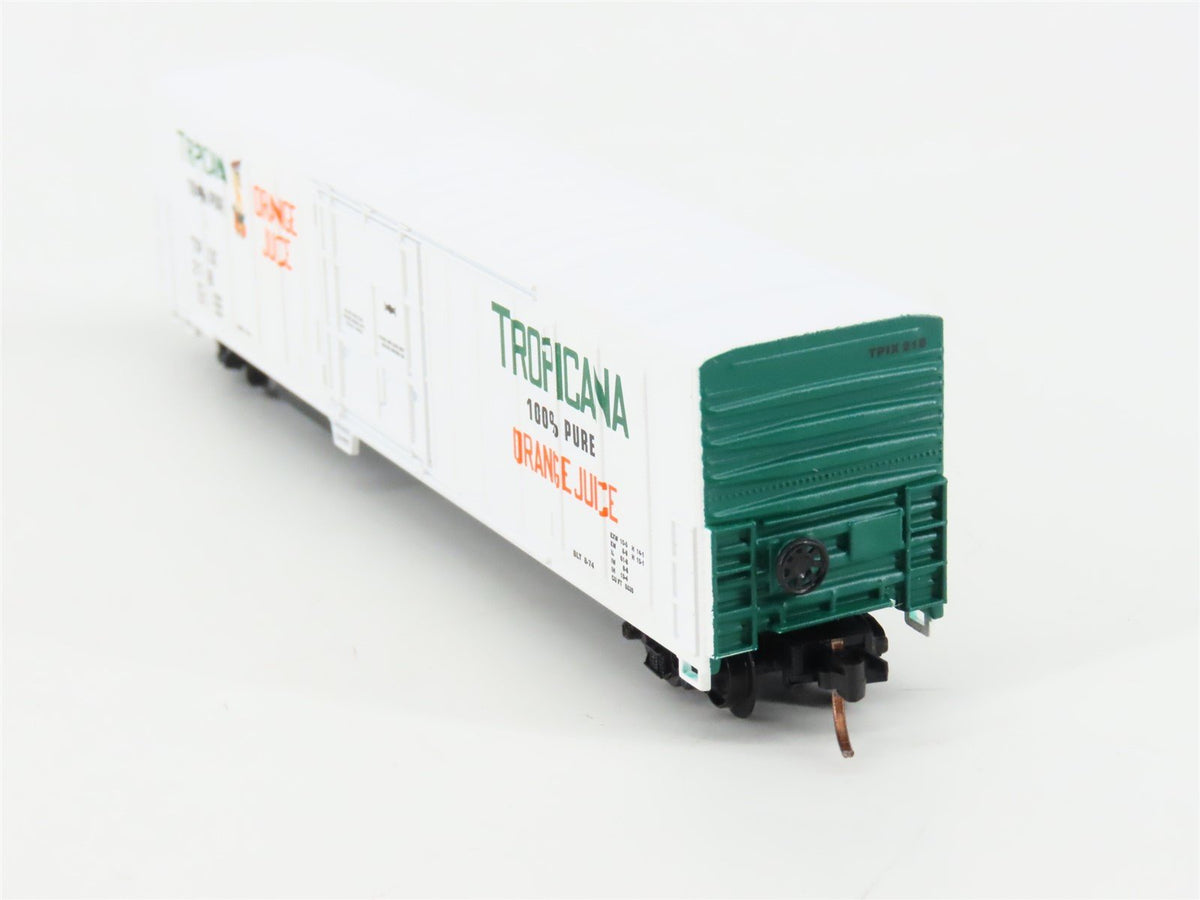 N Scale Roundhouse 84203 TPIX Tropicana 57&#39; Mechanical Reefer #218 UPGRADED