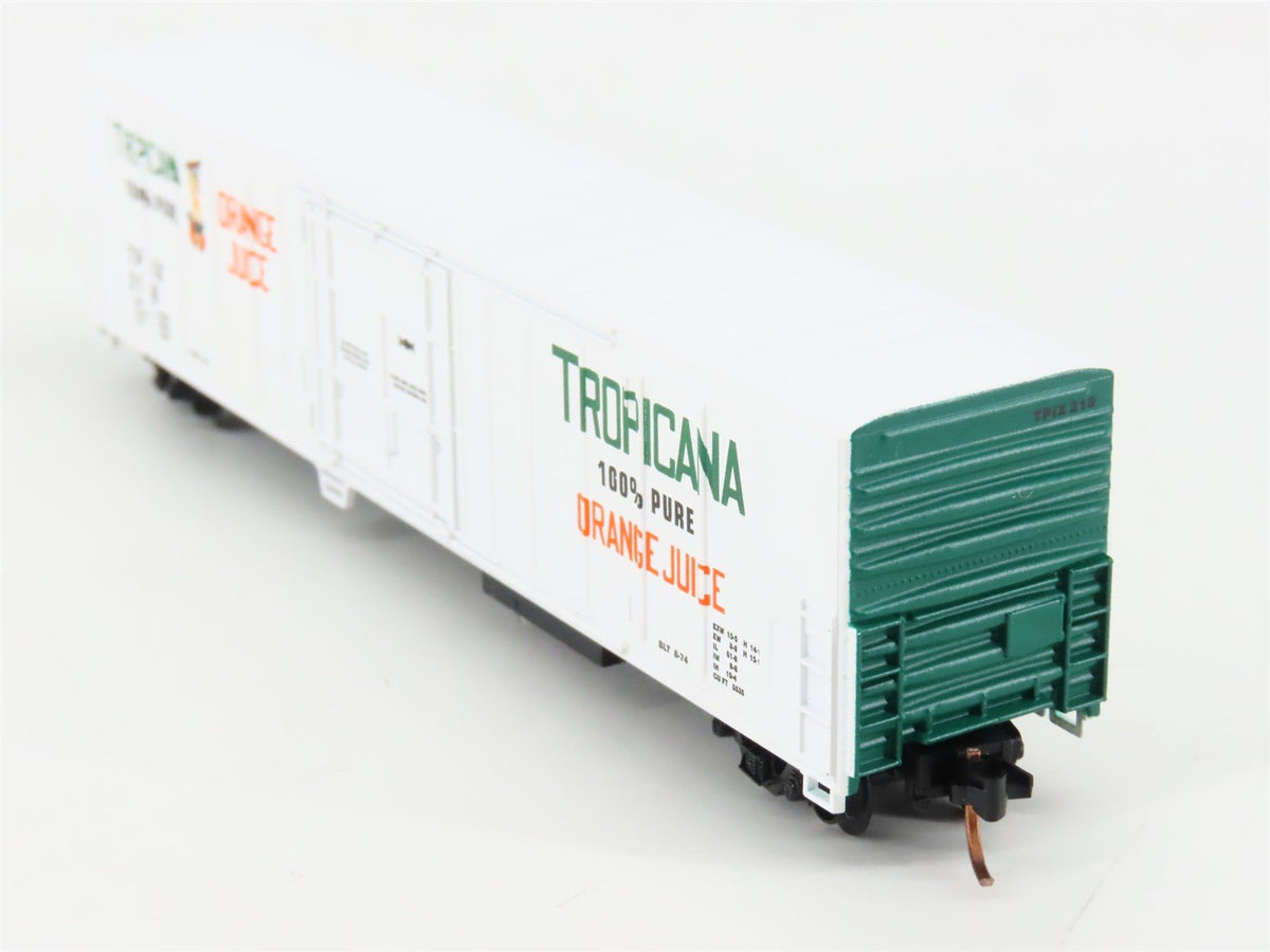 N Scale Roundhouse 84203 TPIX Tropicana 57&#39; Mechanical Reefer #218 UPGRADED