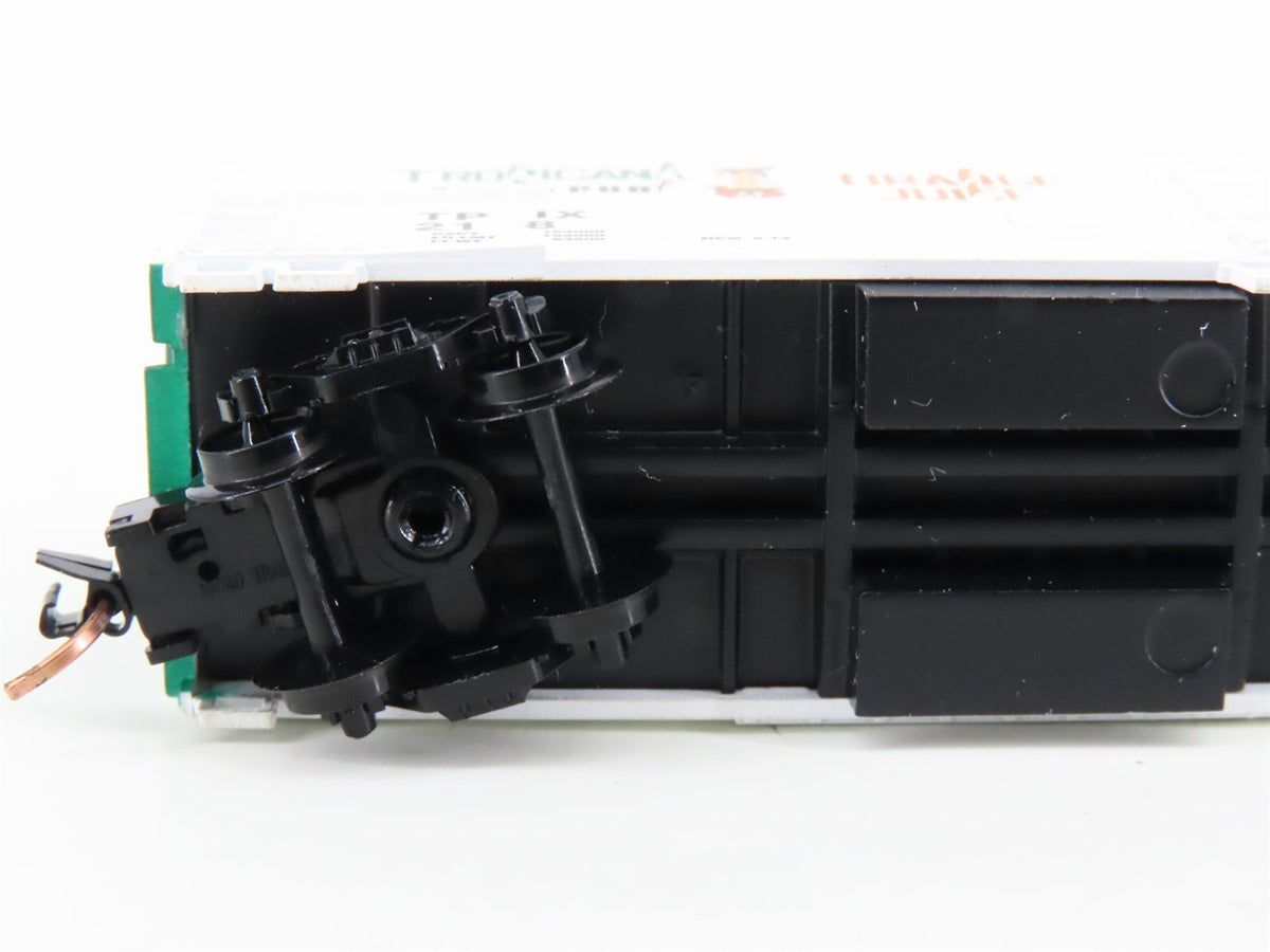 N Scale Roundhouse 84203 TPIX Tropicana 57&#39; Mechanical Reefer #218 UPGRADED