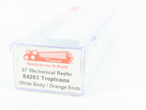 N Scale Roundhouse 84203 TPIX Tropicana 57' Mechanical Reefer #218 UPGRADED