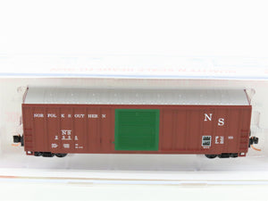 N Scale Roundhouse 82514 NS Norfolk Southern 50' FMC Boxcar #2355 UPGRADED
