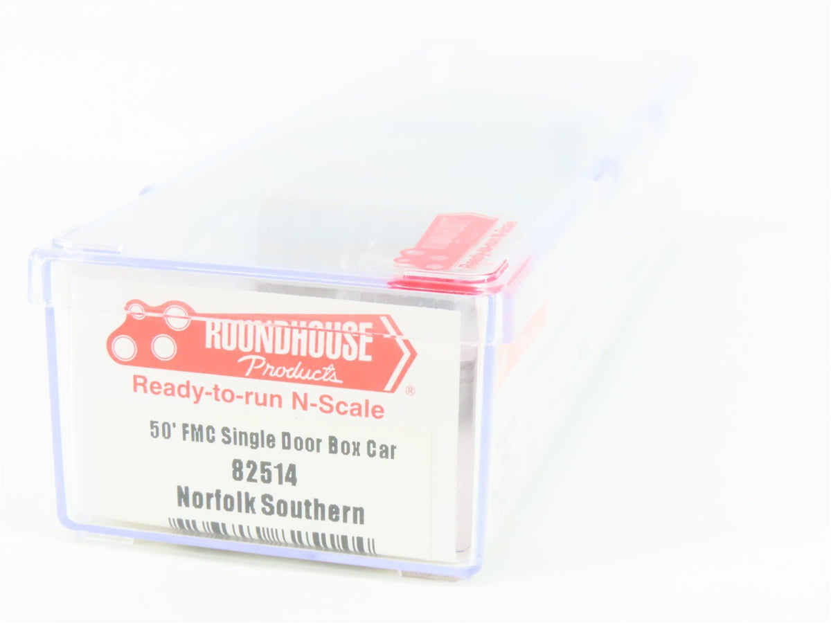 N Scale Roundhouse 82514 NS Norfolk Southern 50&#39; FMC Boxcar #2355 UPGRADED