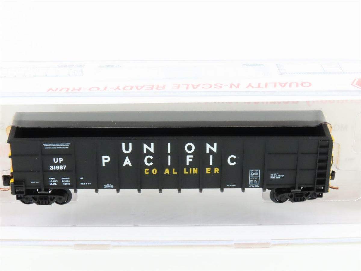 N Scale Roundhouse 81000 UP &quot;Coal Liner&quot; 50&#39; Thrall Gondola #31987 UPGRADED