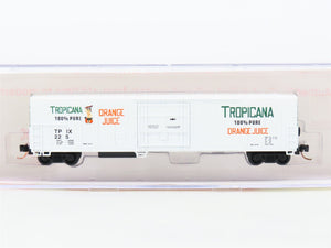 N Scale Roundhouse 84203 TPIX Tropicana 57' Mechanical Reefer #225 UPGRADED