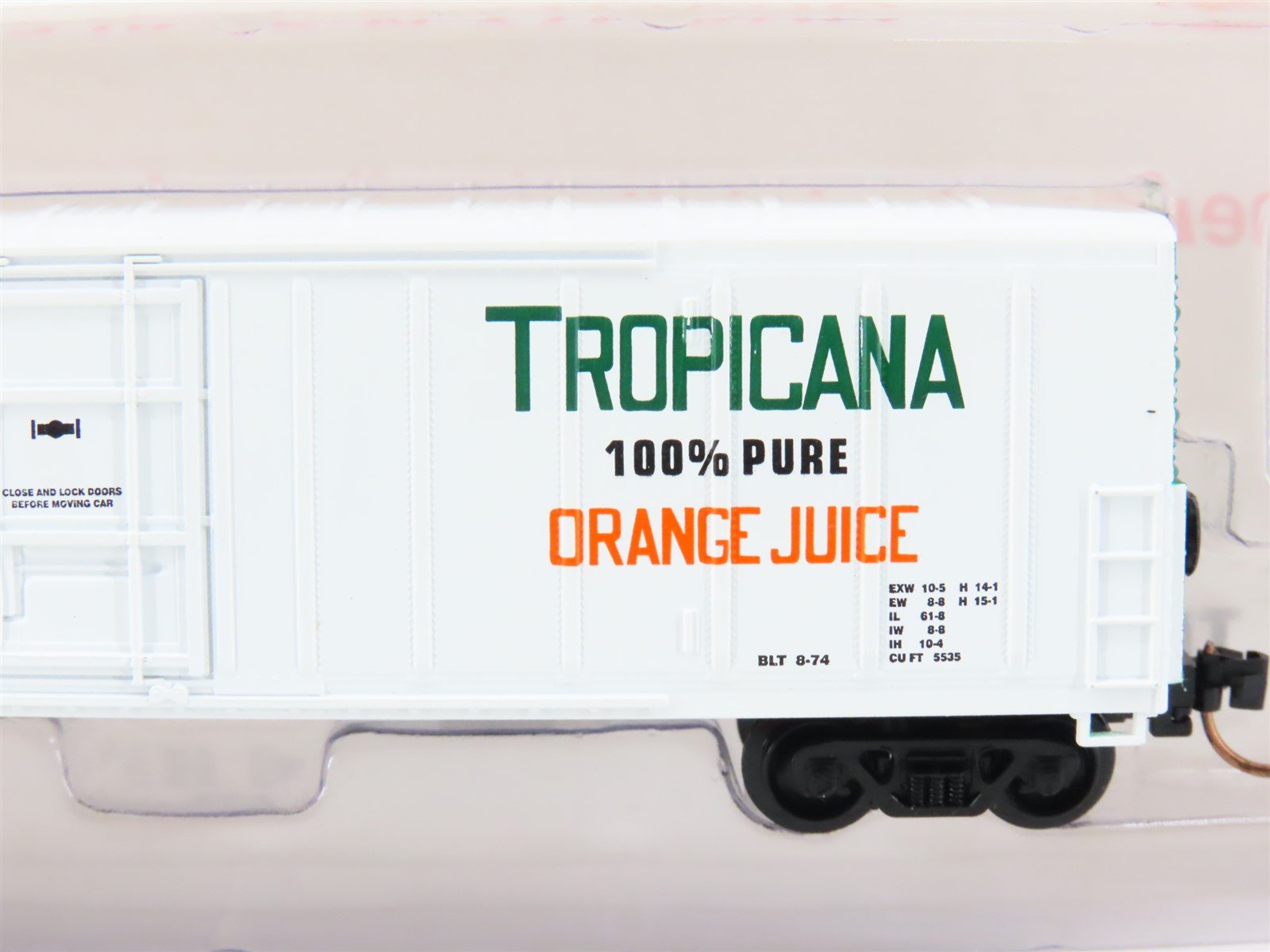 N Scale Roundhouse 84203 TPIX Tropicana 57' Mechanical Reefer #225 UPGRADED