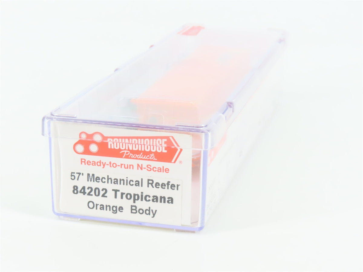 N Scale Roundhouse 84202 TPIX Tropicana 57&#39; Mechanical Reefer #239 UPGRADED