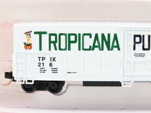 N Scale Roundhouse 84201 TPIX Tropicana 57' Mechanical Reefer #216 UPGRADED