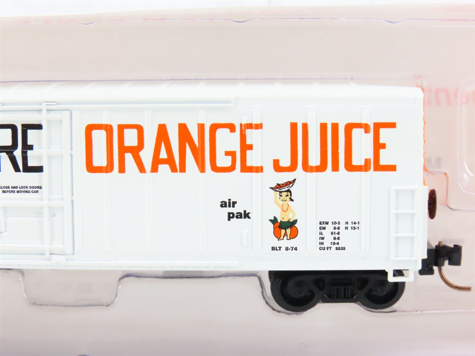 N Scale Roundhouse 84201 TPIX Tropicana 57' Mechanical Reefer #216 UPGRADED