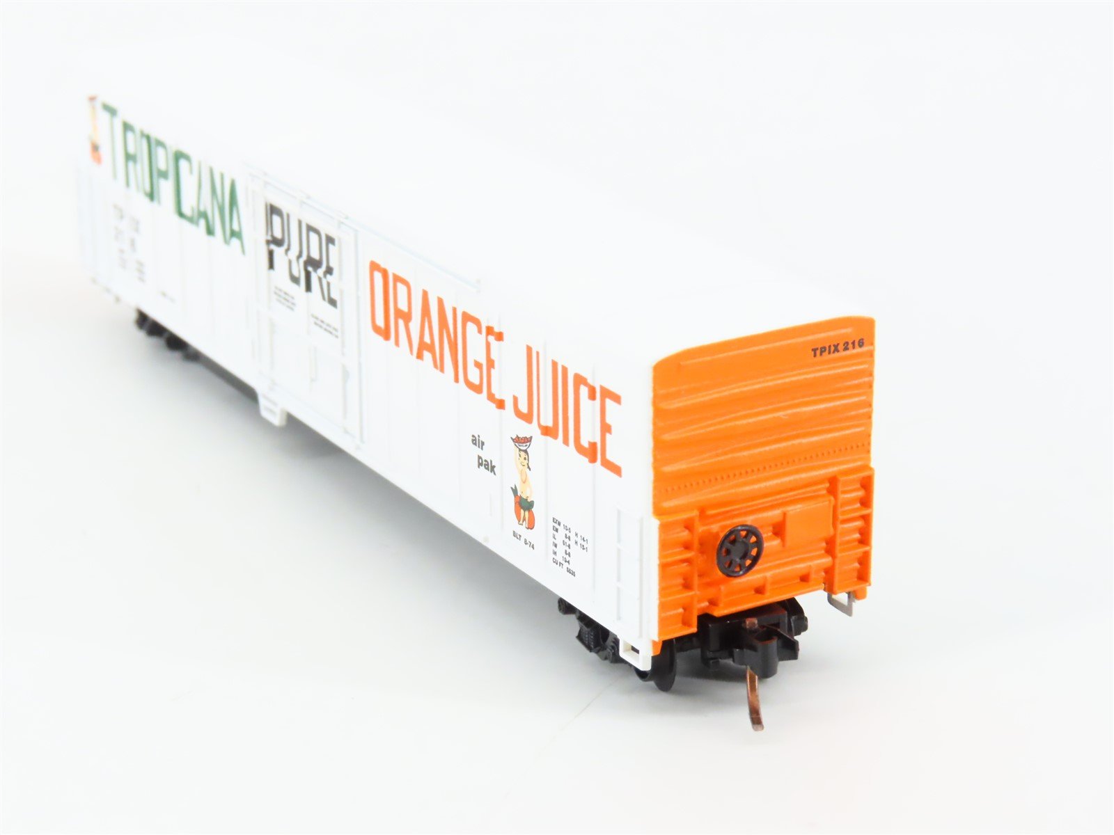 N Scale Roundhouse 84201 TPIX Tropicana 57' Mechanical Reefer #216 UPGRADED