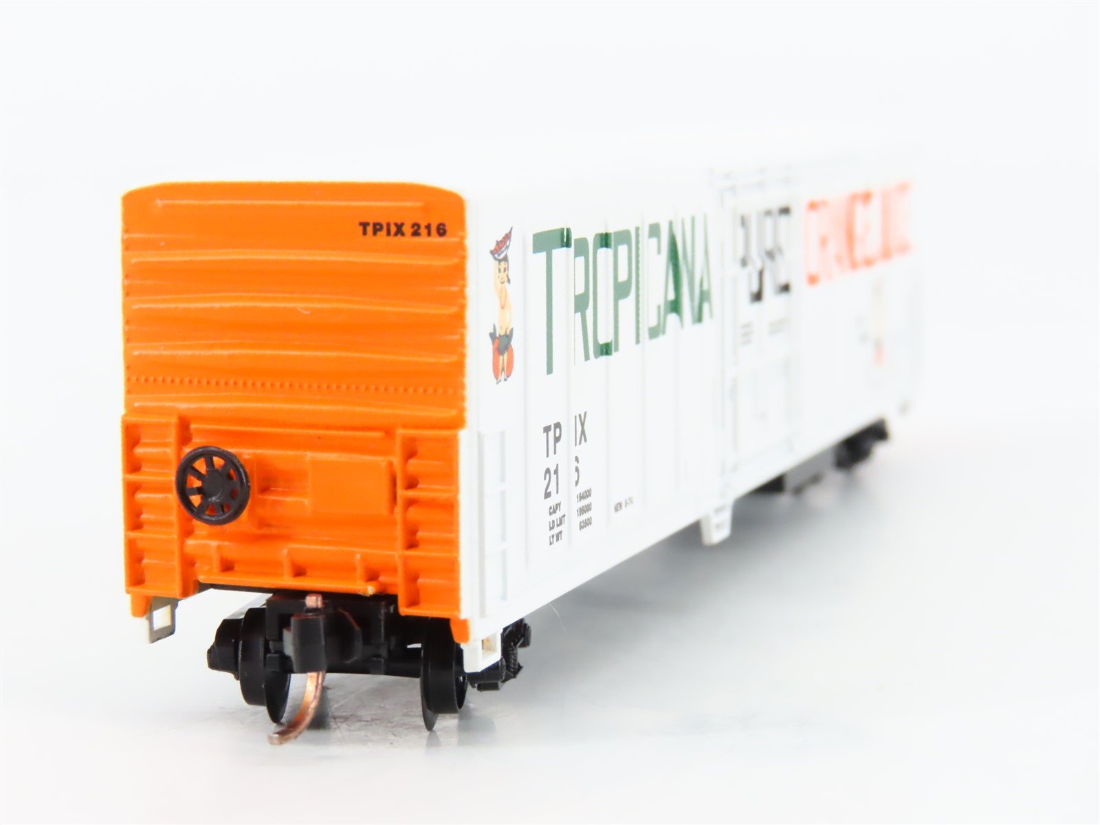 N Scale Roundhouse 84201 TPIX Tropicana 57' Mechanical Reefer #216 UPGRADED