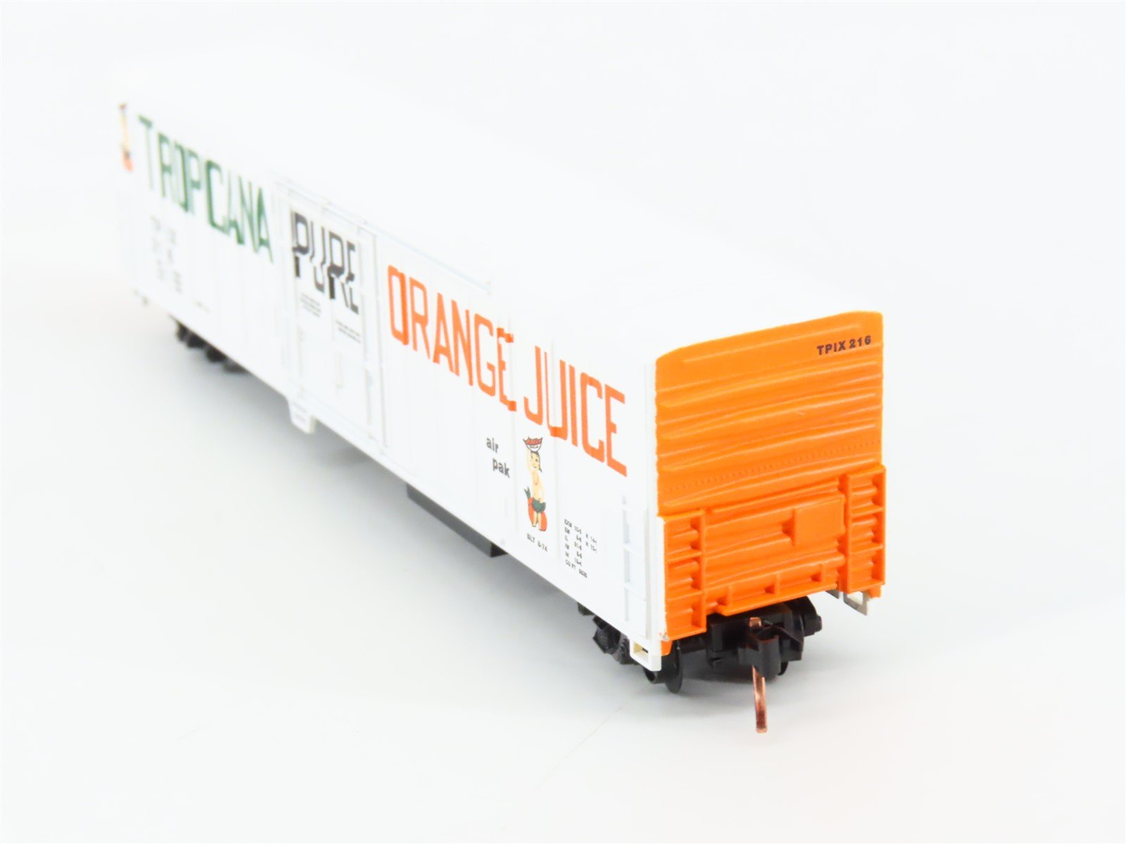 N Scale Roundhouse 84201 TPIX Tropicana 57' Mechanical Reefer #216 UPGRADED