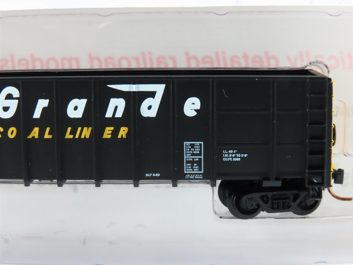 N Scale Roundhouse 81000 DRGW &quot;Coal Liner&quot; 50&#39; Thrall Gondola #56995 UPGRADED